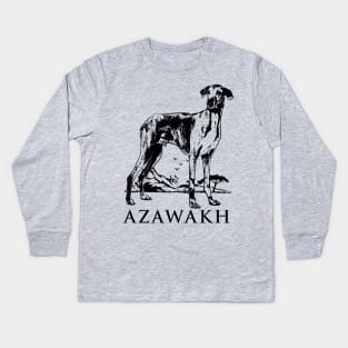 Azawakh Sighthound Kids Long Sleeve T-Shirt